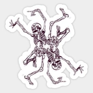 Throwing shapes Sticker